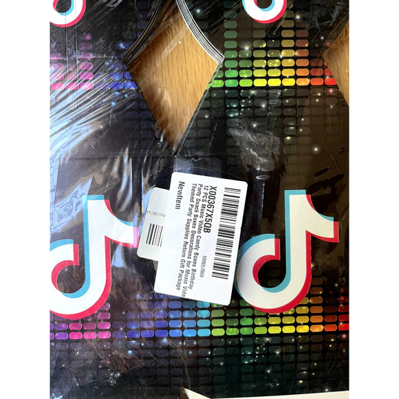(12)Tik Tok Candy Treat Birthday Boxes Party Favors Decorations - Picture 5 of 9